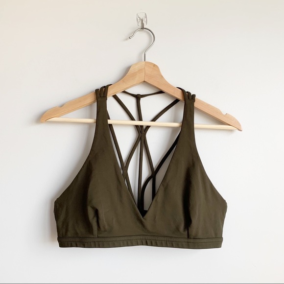 Lululemon Raise The Barre Bra Sports Bra Large 10 - Picture 4 of 9